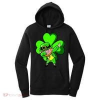 Irish Dabbing Leprechaun Clover Women's Hoodie thumb 0