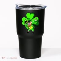 Irish Dabbing Leprechaun Clover Tumbler thumb 0