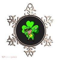 Irish Dabbing Leprechaun Clover Ornament thumb 0
