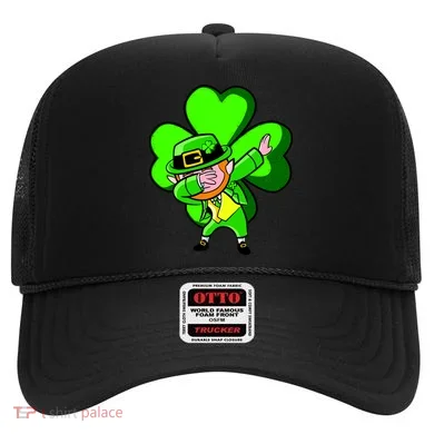 Irish Dabbing Leprechaun Clover Hat