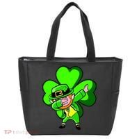 Irish Dabbing Leprechaun Clover Tote Bag thumb 0