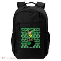 Irish Dabbing Leprechaun Shamrocks Funny Dab St. Patrick's Day Backpack thumb 0
