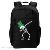 Irish Dabbing Skeleton St. Patrick's Day Backpack thumb 0