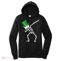 Irish Dabbing Skeleton St. Patrick's Day Women's Hoodie thumb 0