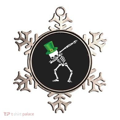 Irish Dabbing Skeleton St. Patrick's Day Ornament