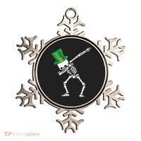 Irish Dabbing Skeleton St. Patrick's Day Ornament thumb 0