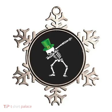 Irish Dabbing Skeleton St. Patrick's Day Ornament