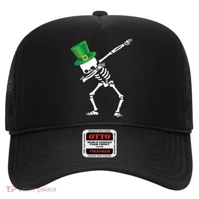 Irish Dabbing Skeleton St. Patrick's Day Hat