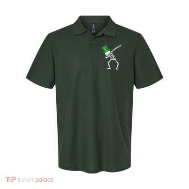Irish Dabbing Skeleton St. Patrick's Day Polo
