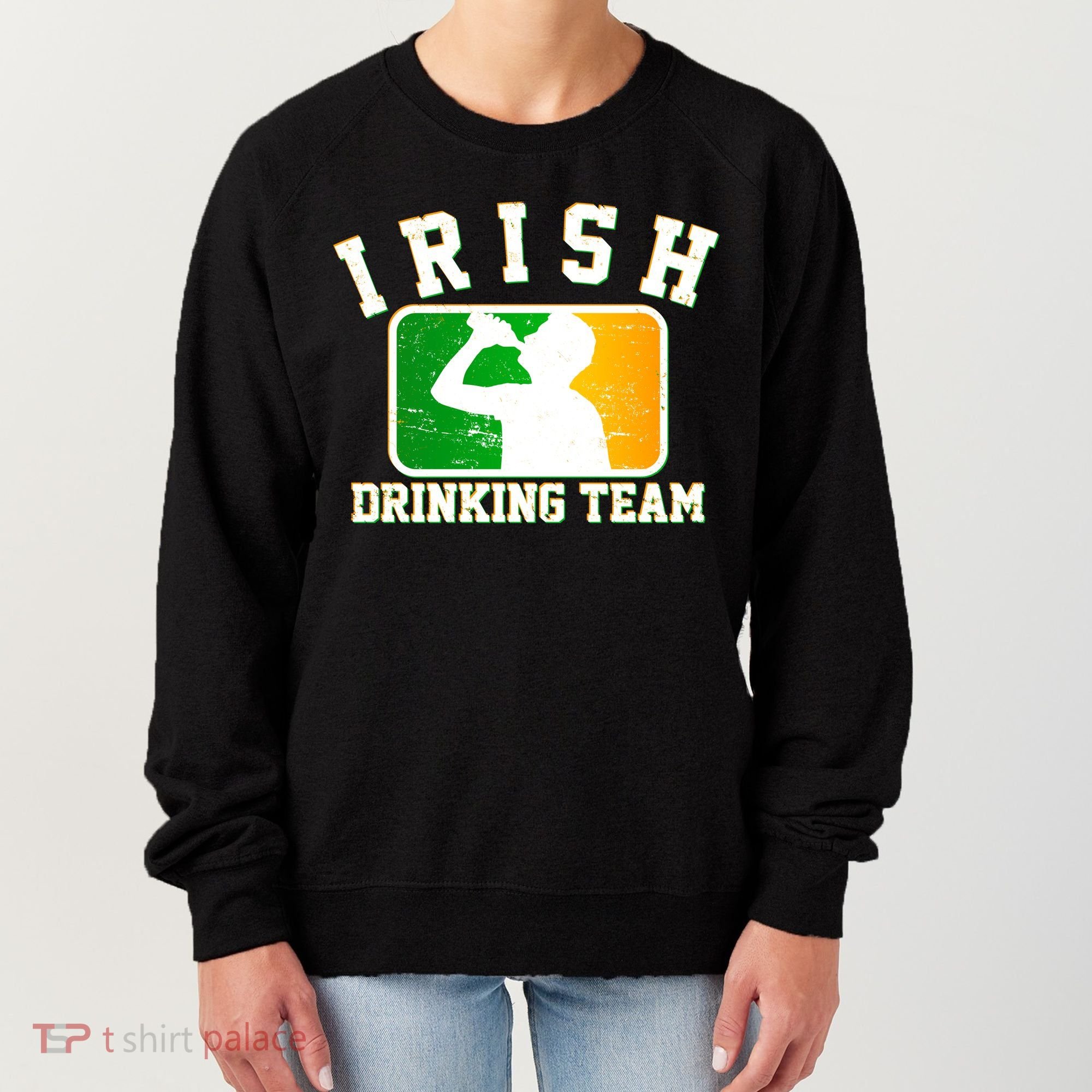 Irish Drinking Team Sports Logo Women's Sweatshirt