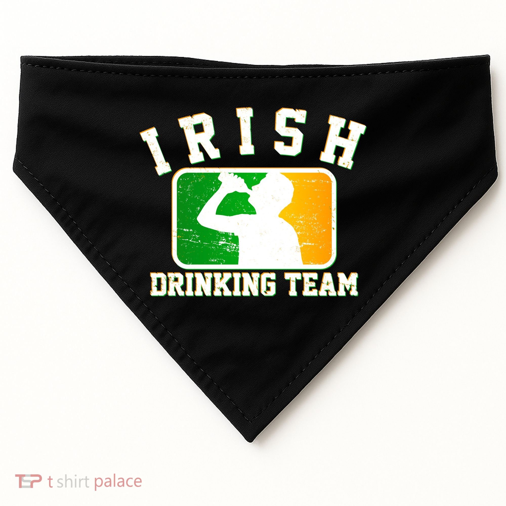 Irish Drinking Team Sports Logo USA-Made Doggie Bandana