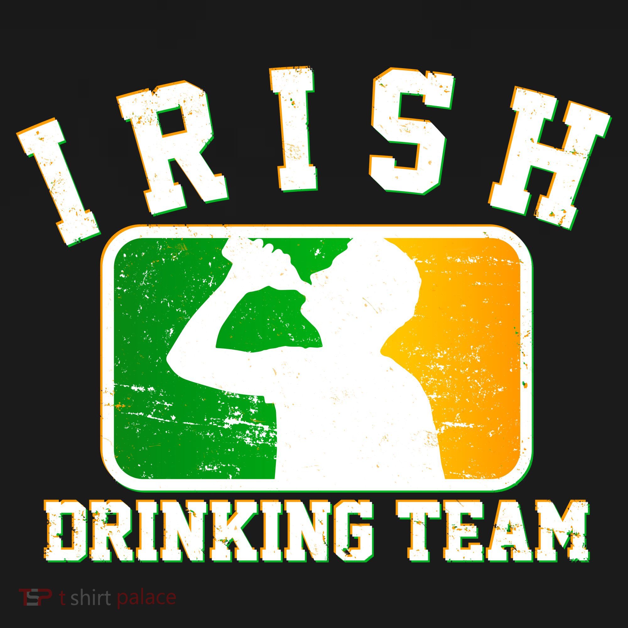 Irish Drinking Team Sports Logo USA-Made Doggie Bandana