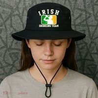 Irish Drinking Team Sports Logo Bucket Hat thumb 3
