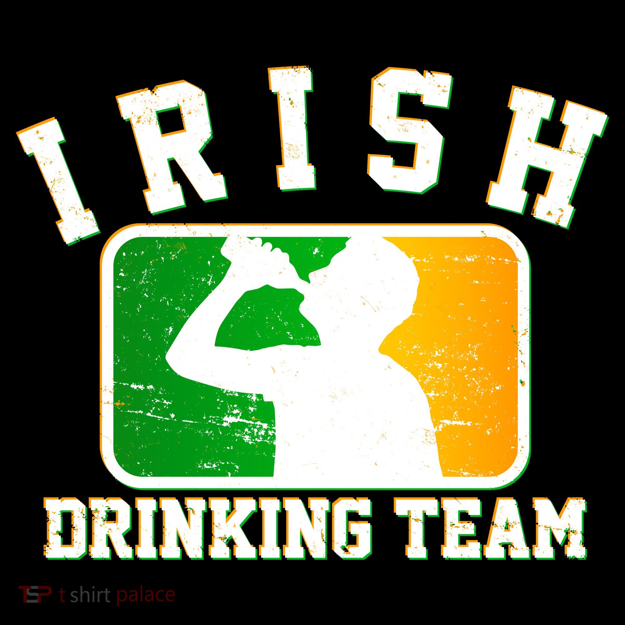 Irish Drinking Team Sports Logo Bucket Hat