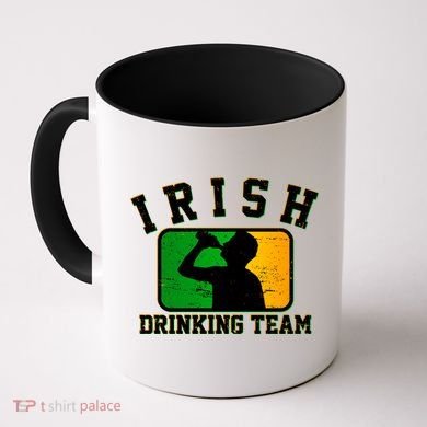 Irish Drinking Team Sports Logo Coffee Mug