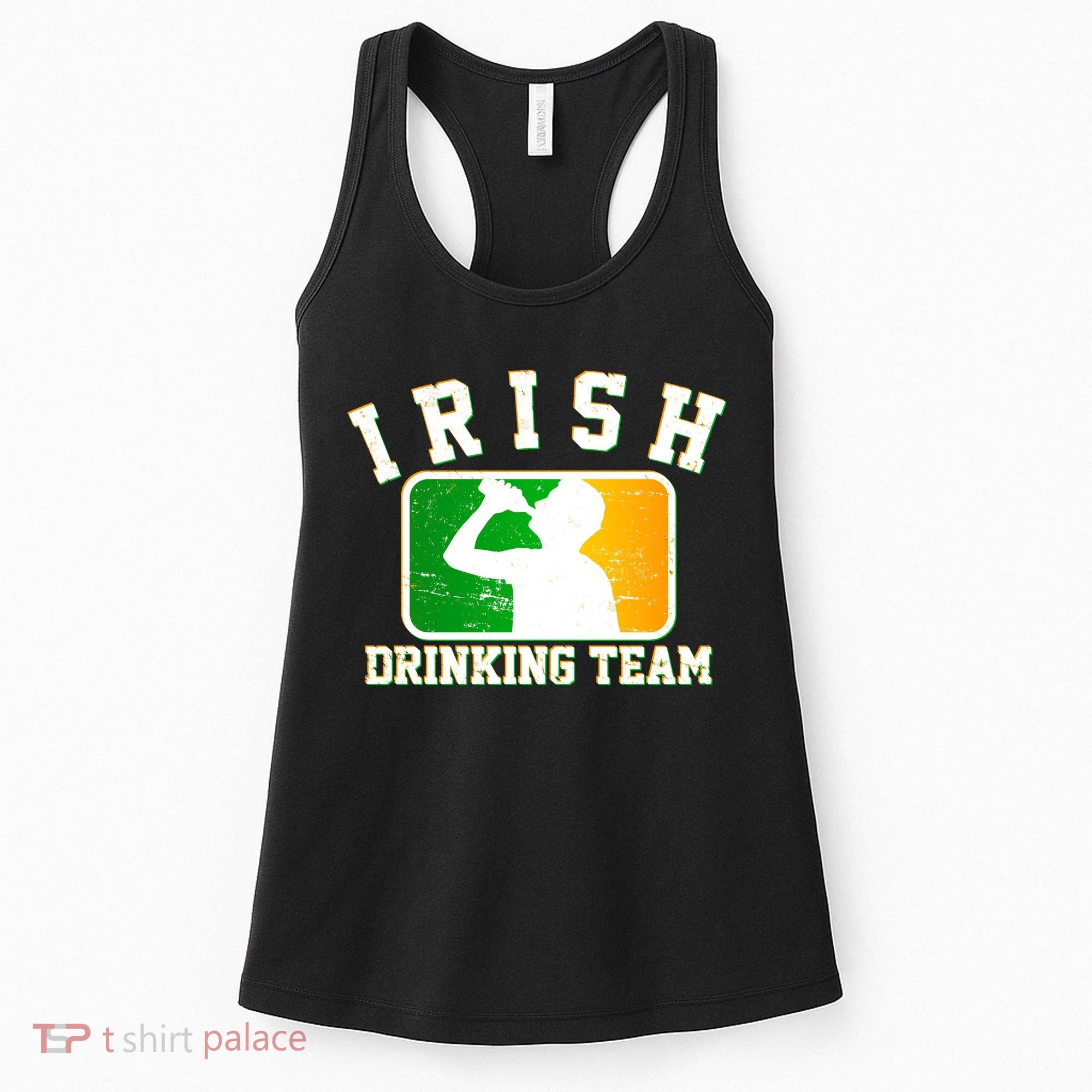 Irish Drinking Team Sports Logo Women's Tank Top
