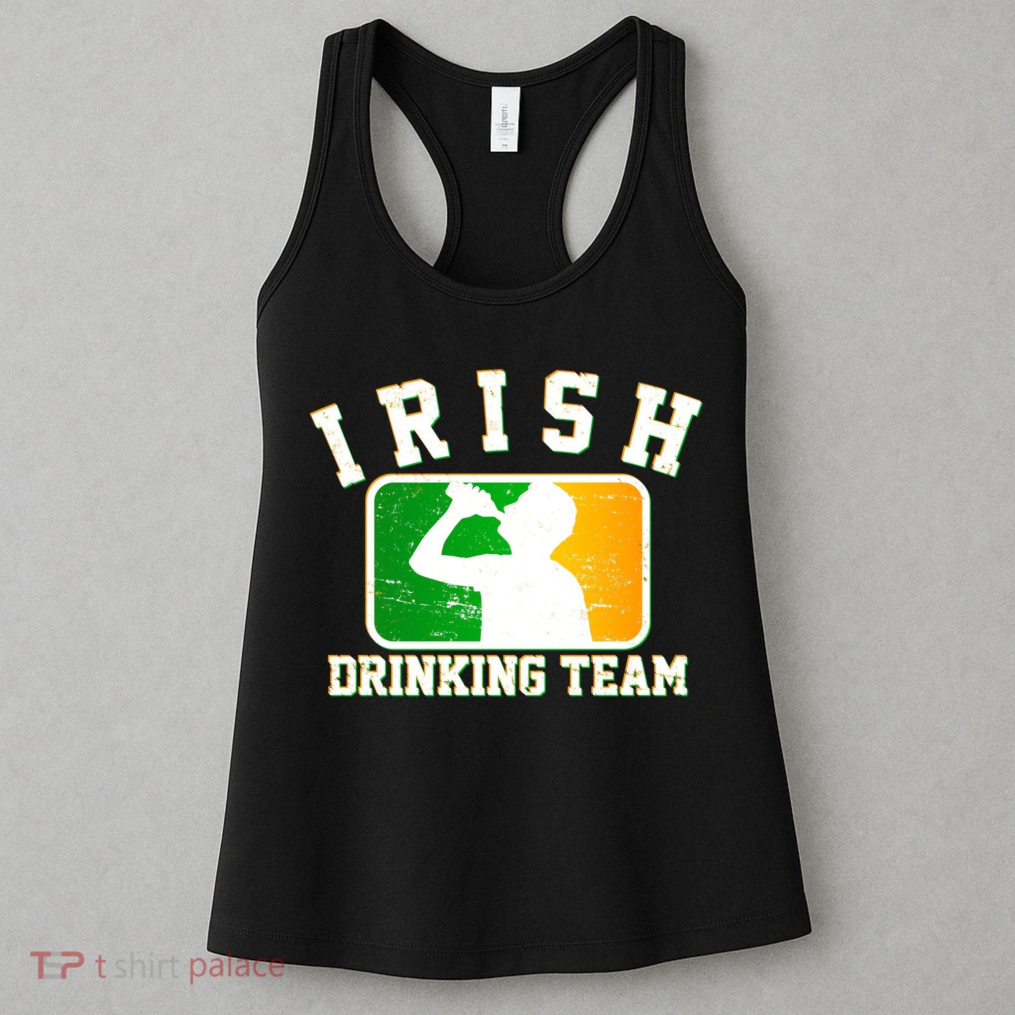 Irish Drinking Team Sports Logo Women's Tank Top