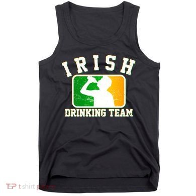Irish Drinking Team Sports Logo Tank Top