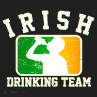 Irish Drinking Team Sports Logo Golf Towel thumb 3