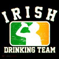 Irish Drinking Team Sports Logo Kids Long Sleeve Shirt thumb 2