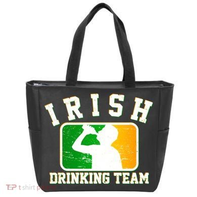 Irish Drinking Team Sports Logo Tote Bag