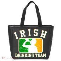 Irish Drinking Team Sports Logo Tote Bag thumb 0