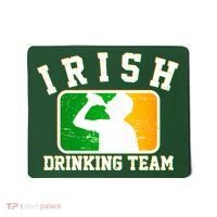 Irish Drinking Team Sports Logo Mousepad thumb 0