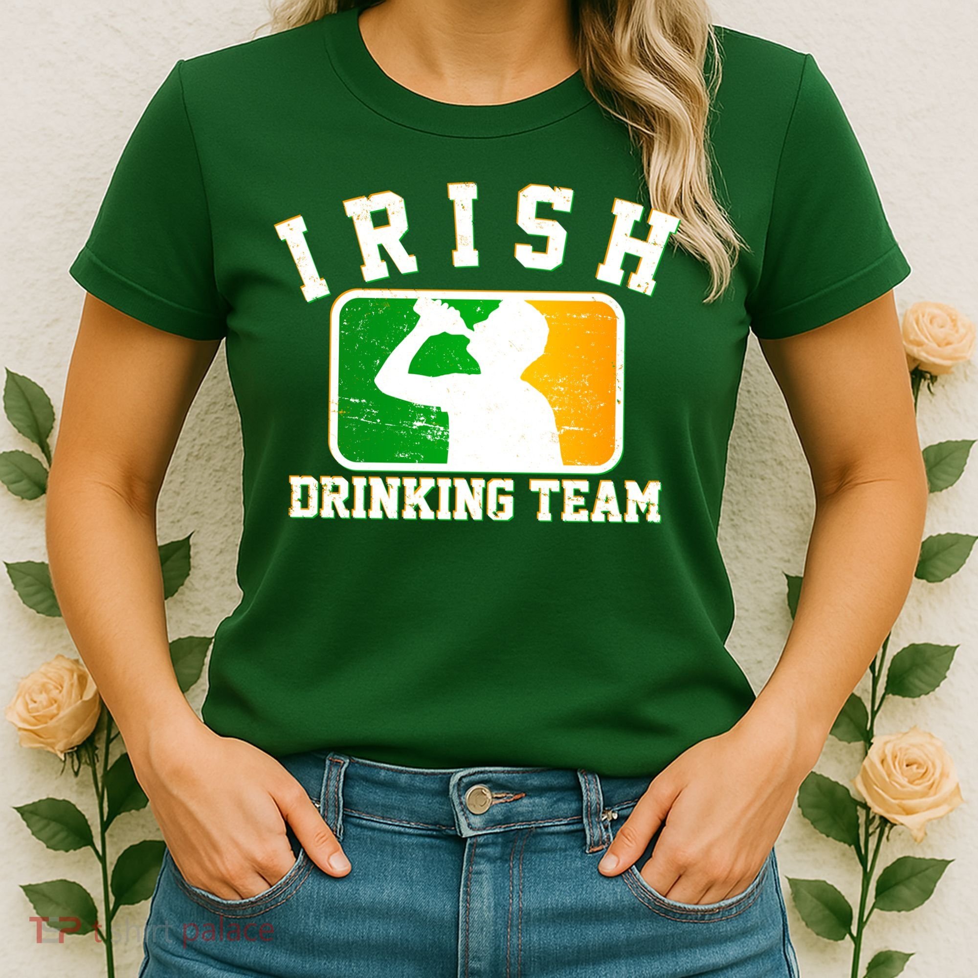 Irish Drinking Team Sports Logo Women's T-Shirt