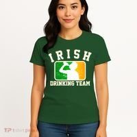 Irish Drinking Team Sports Logo Women's T-Shirt thumb 4