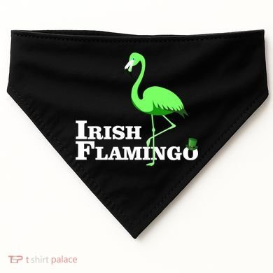 Irish Flamingo USA-Made Doggie Bandana