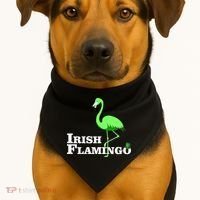 Irish Flamingo USA-Made Doggie Bandana thumb 1