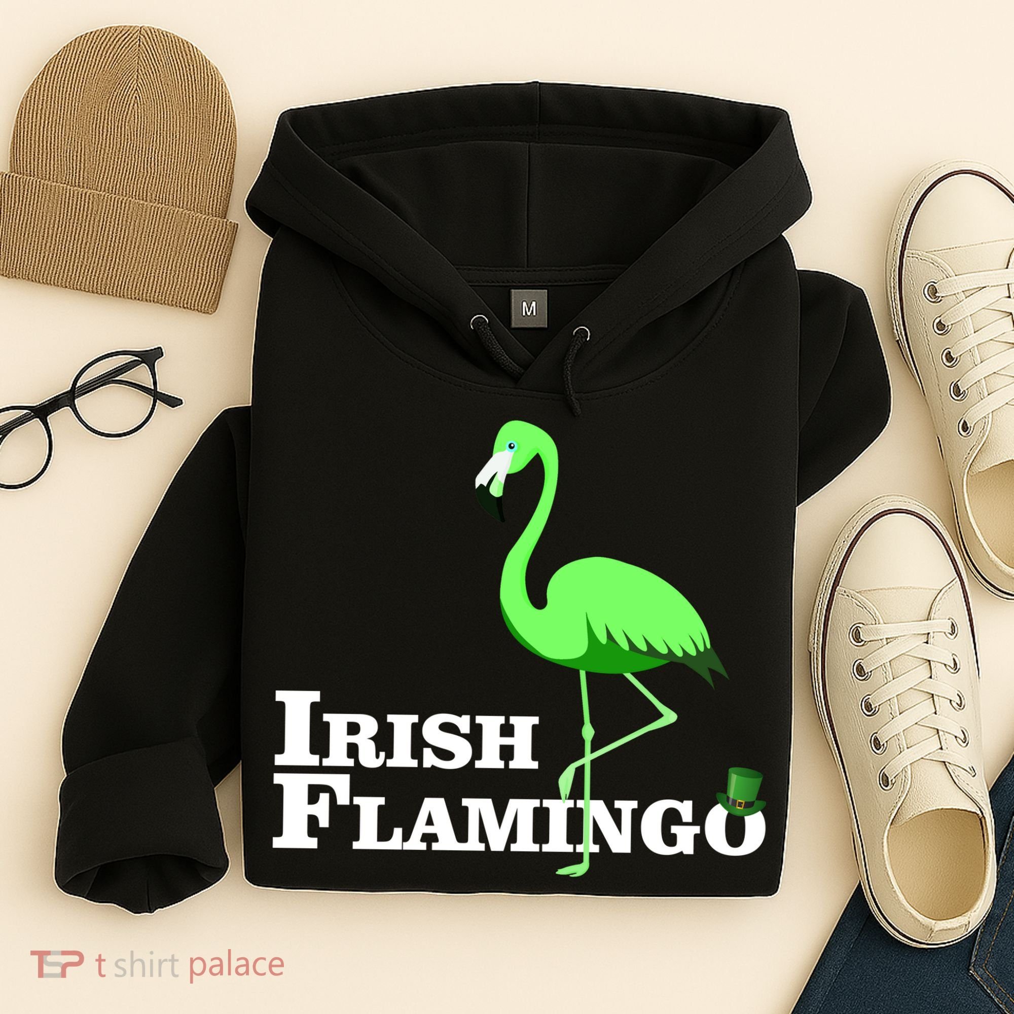 Irish Flamingo Hoodie