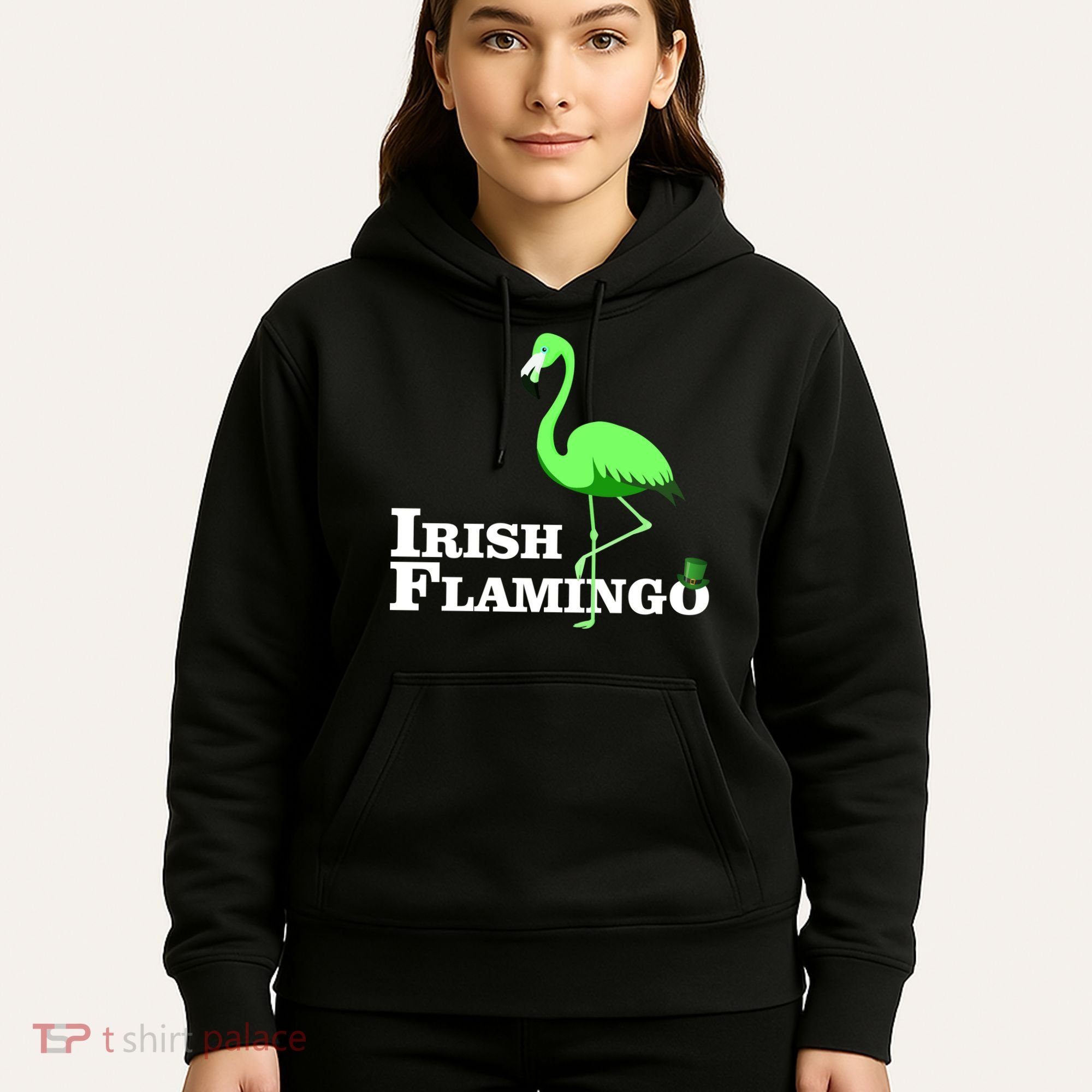 Irish Flamingo Hoodie