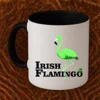 Irish Flamingo Coffee Mug thumb 2