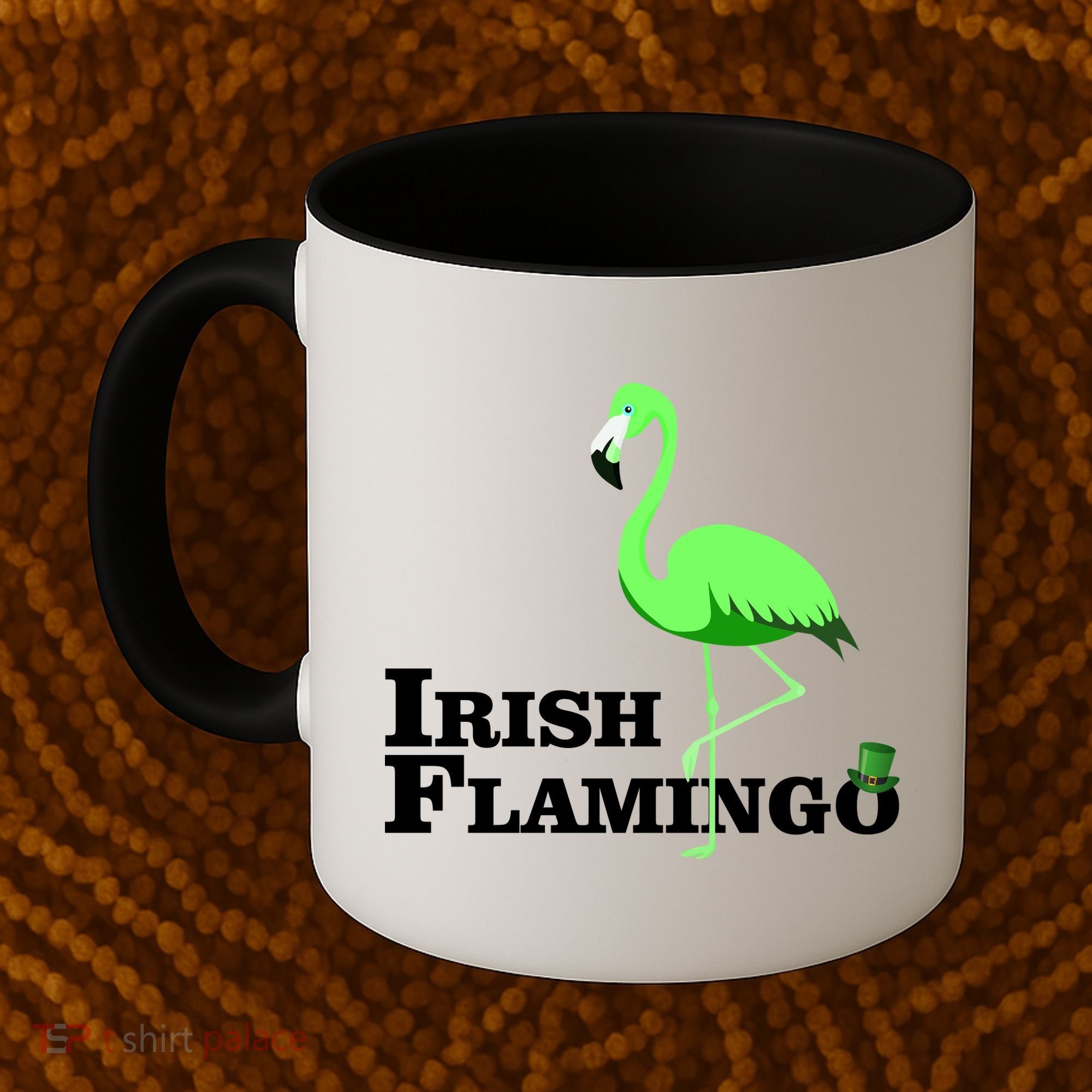 Irish Flamingo Coffee Mug
