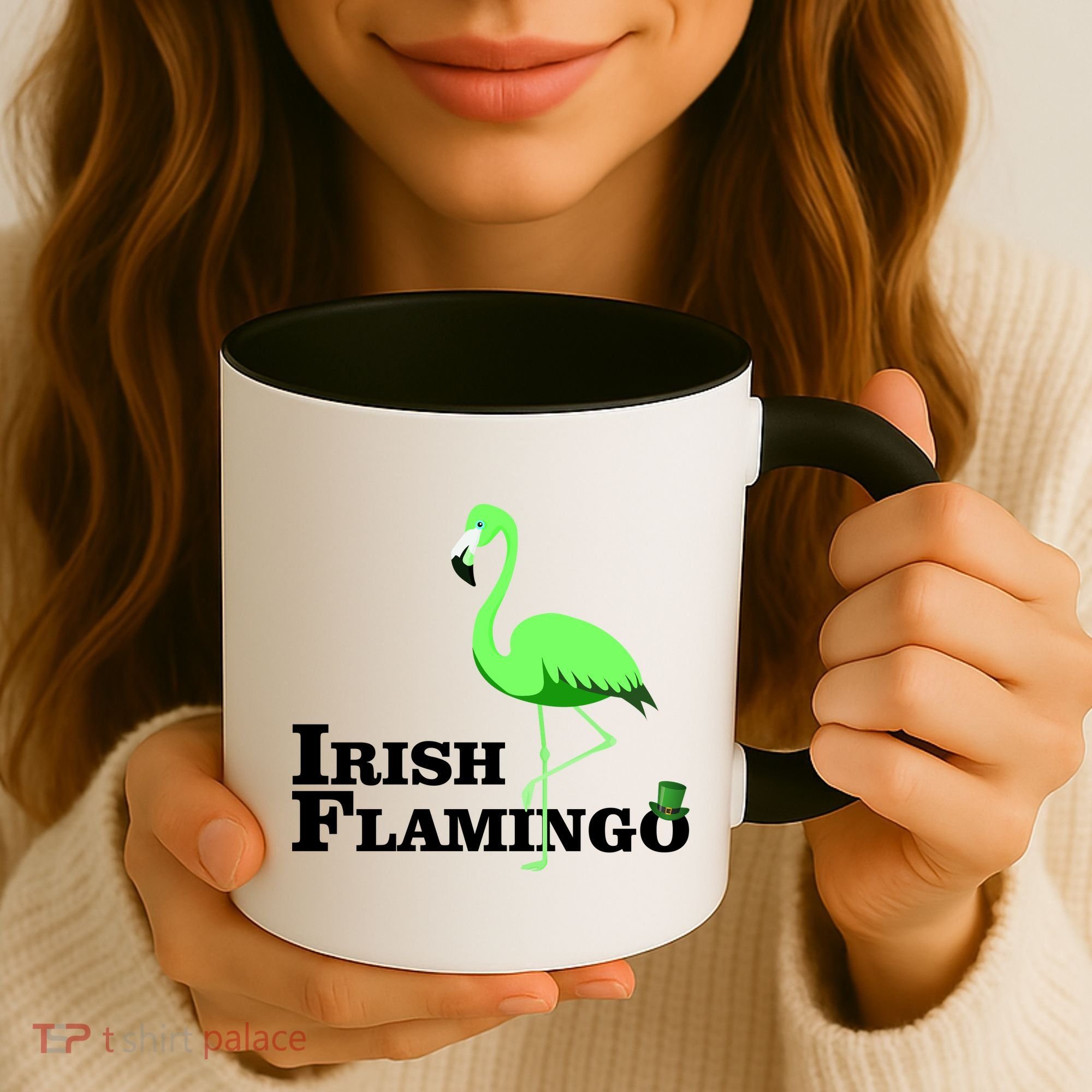 Irish Flamingo Coffee Mug