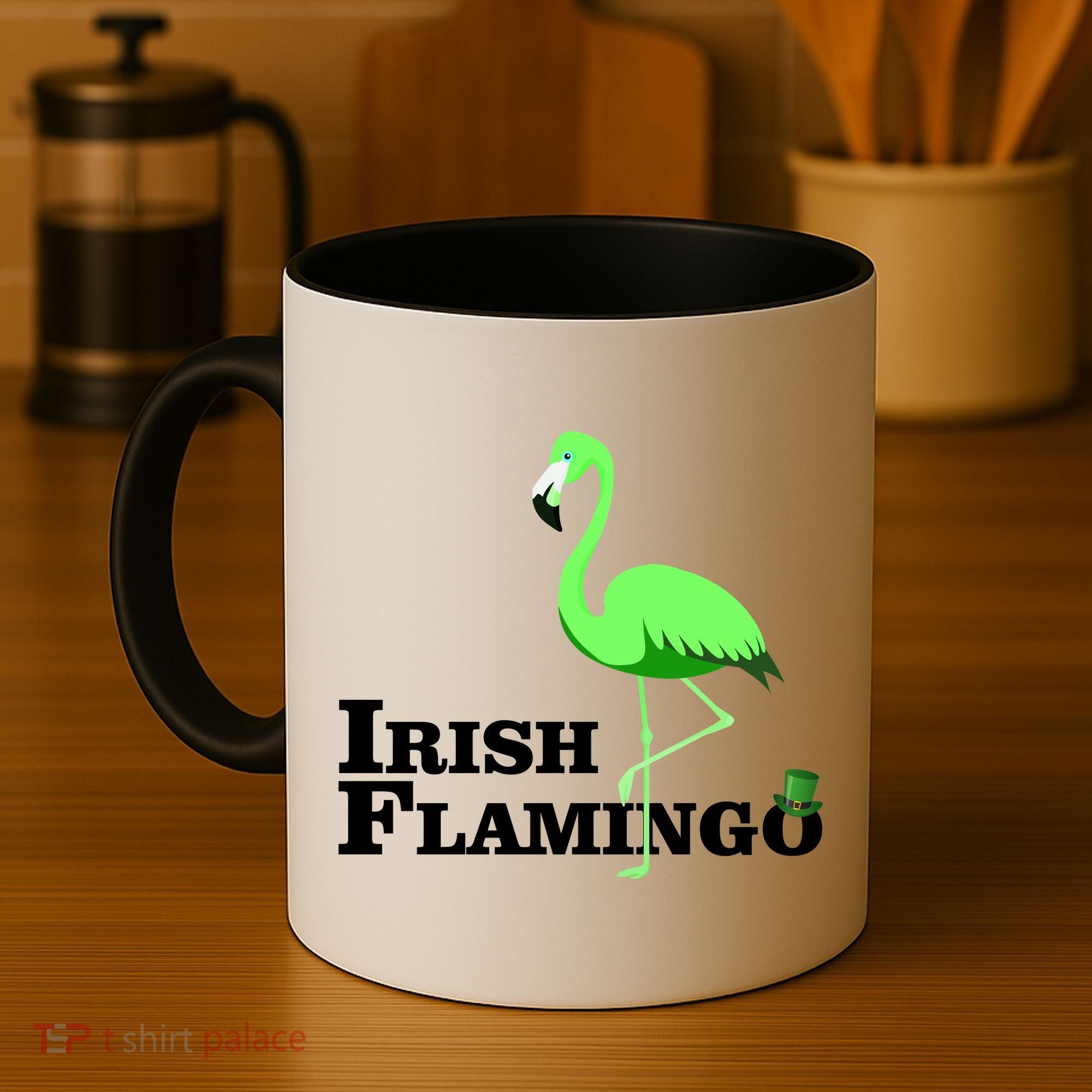 Irish Flamingo Coffee Mug