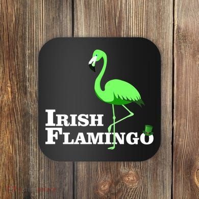 Irish Flamingo Coaster