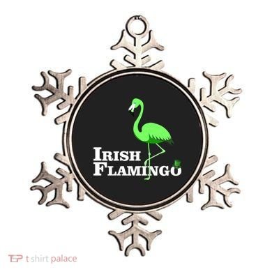 Irish Flamingo Ornament