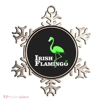Irish Flamingo Ornament
