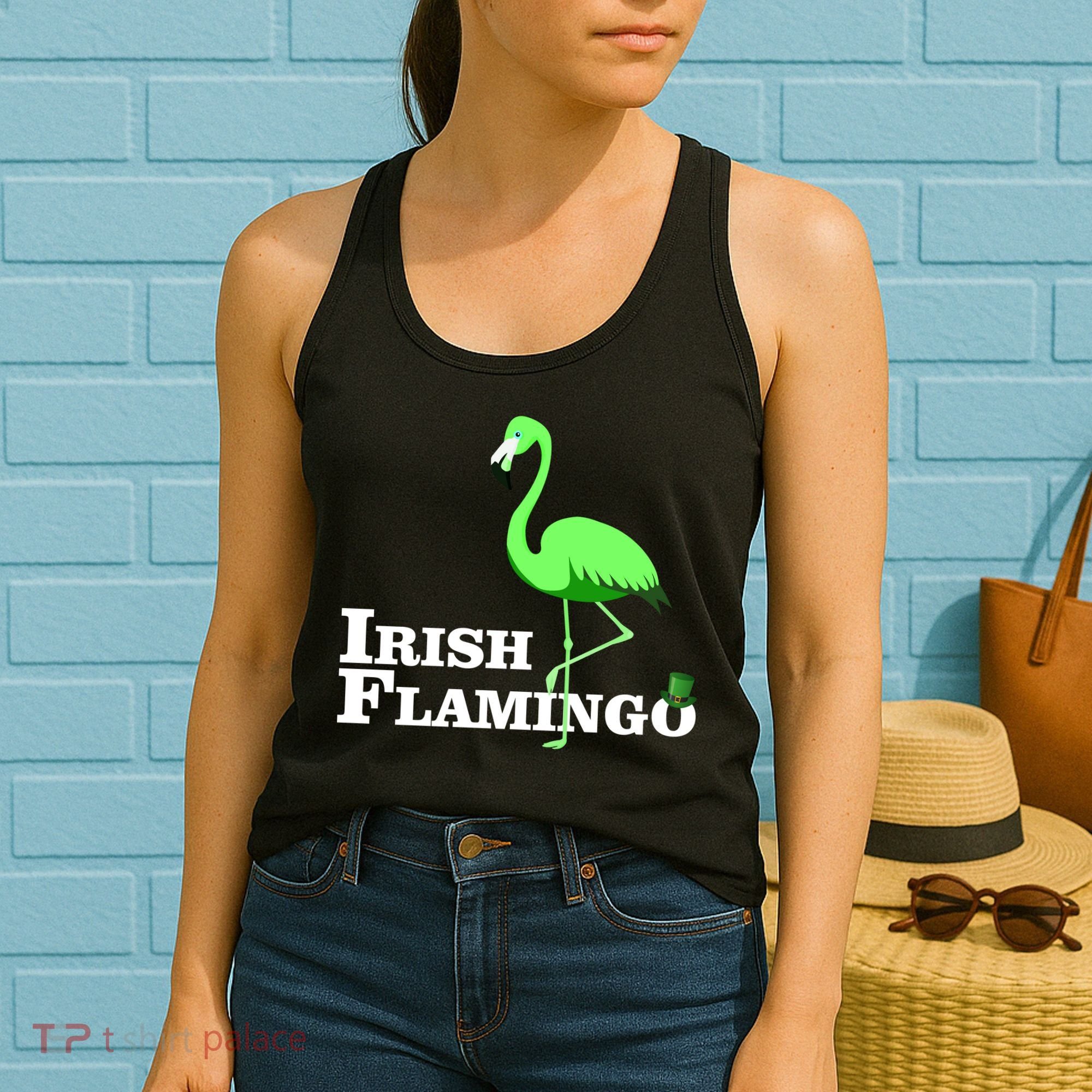 Irish Flamingo Women's Tank Top
