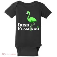 Irish Flamingo Baby Bodysuit thumb 0