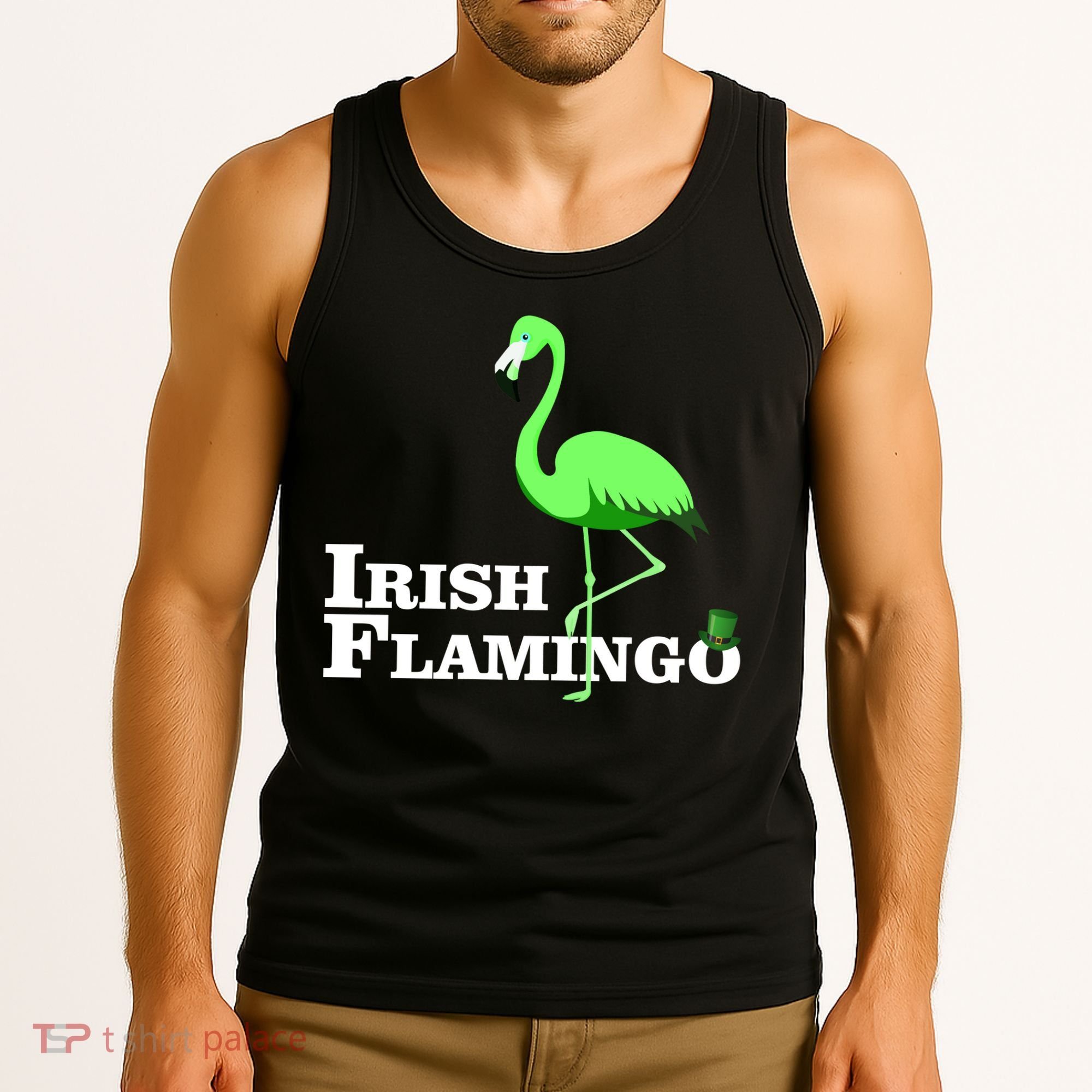 Irish Flamingo Tank Top