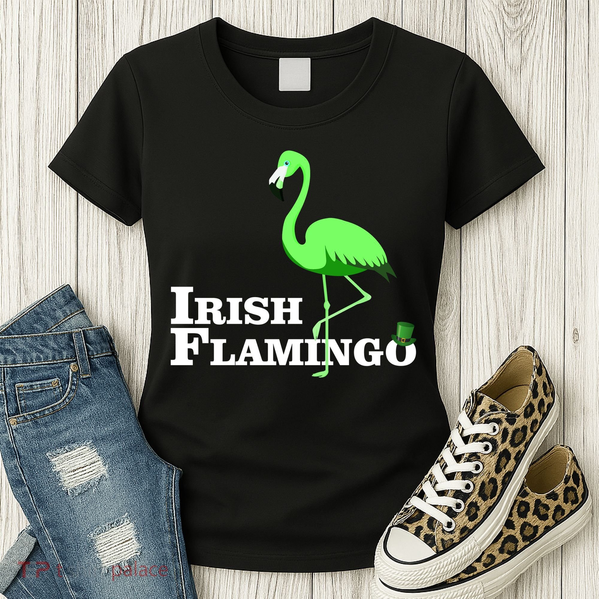Irish Flamingo Women's T-Shirt