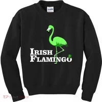 Irish Flamingo Kids Sweatshirt thumb 0