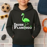 Irish Flamingo Kids Hoodie thumb 2