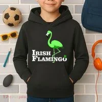 Irish Flamingo Kids Hoodie thumb 2