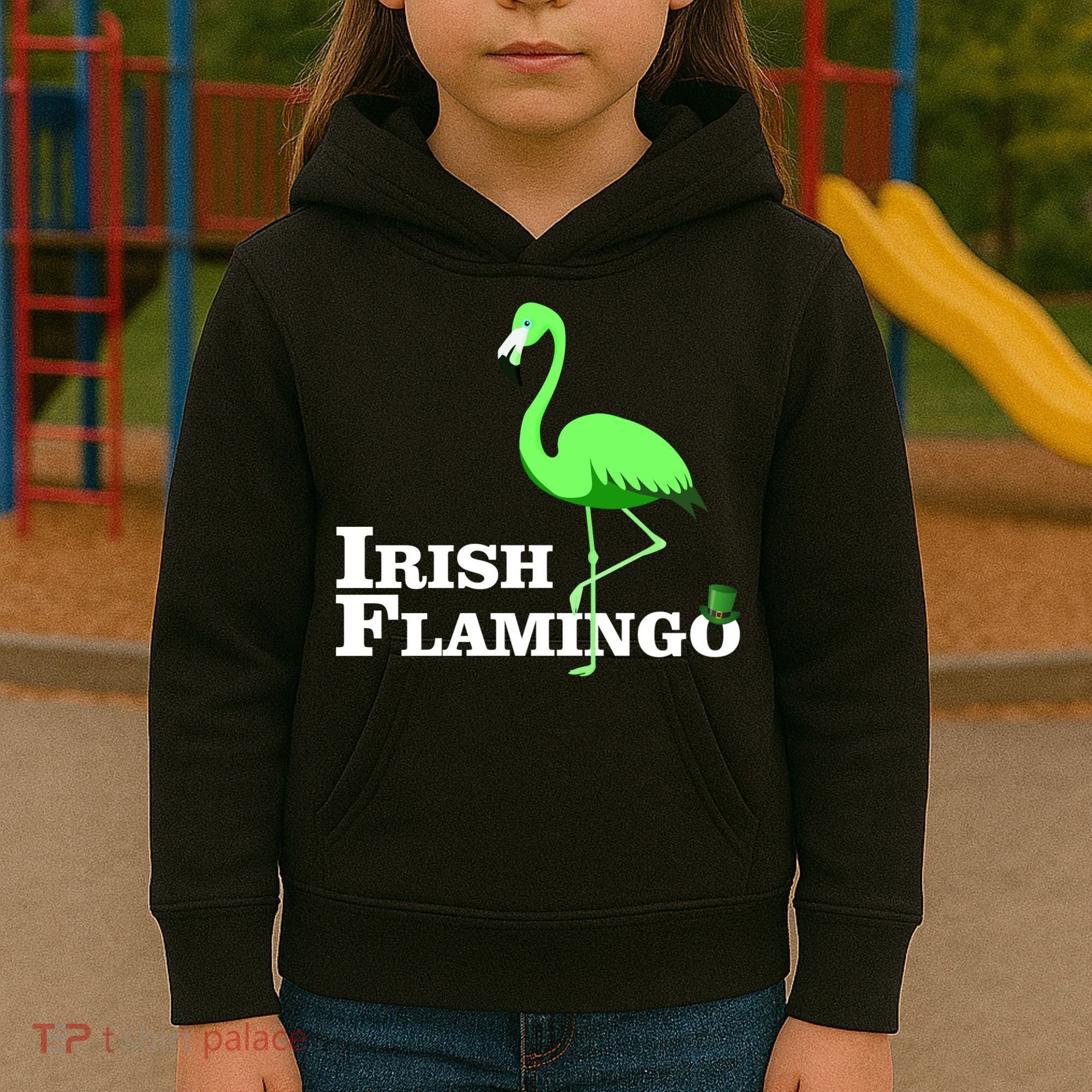 Irish Flamingo Kids Hoodie