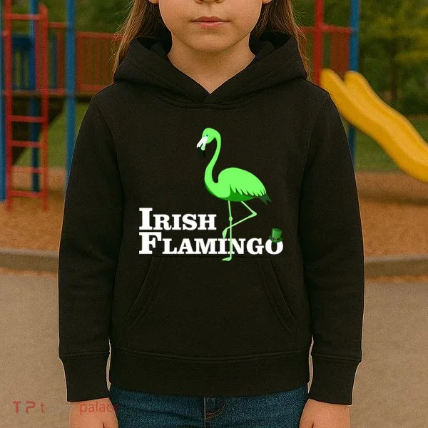 Irish Flamingo Kids Hoodie