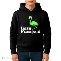 Irish Flamingo Kids Hoodie thumb 4
